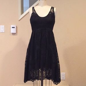 Free People black lace dress 6